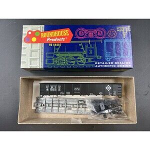 Roundhouse HO Gauge Erie 40’ Gondola Coal Car Kit 1329